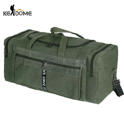 Reisetasche Bravion GearBag | XL Sport- & Trainingstasche aus wasserfestem Canvas | Schultertasche für Männer | 80×26×36 cm oder 60×23×32 cm