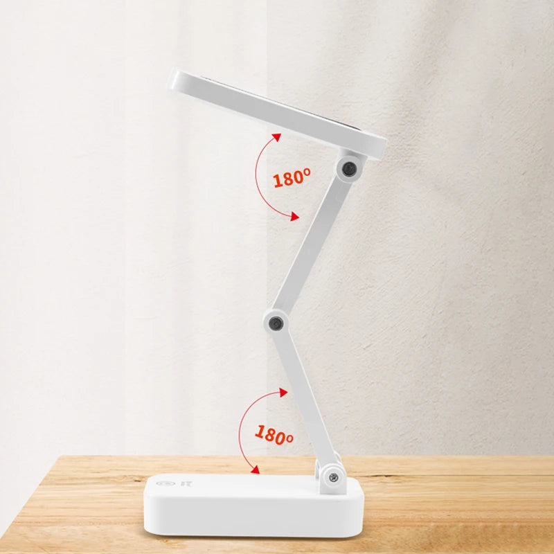 Solar LED Tischlampe | Faltbar & Dimmbar | USB Wiederaufladbar | Augenschonend & Modern