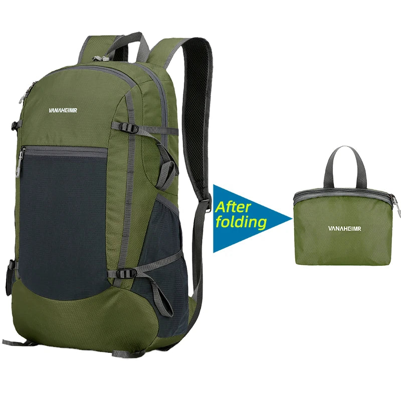 Faltbarer Rucksack "Alpivio" | Ultraleicht & Kompakt | 18L Volumen | 42x28x15 cm