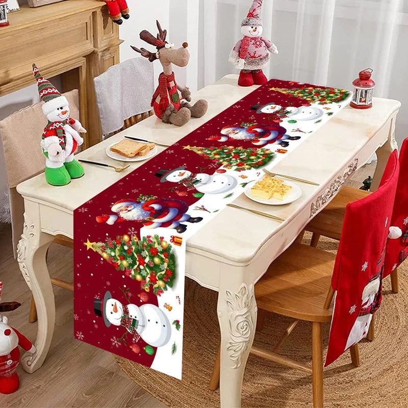 Weihnachts-Tischläufer Festivia | 180×35 cm | Elegant & Festlich | Tischdeko für Weihnachten & Neujahr 2025/2026
