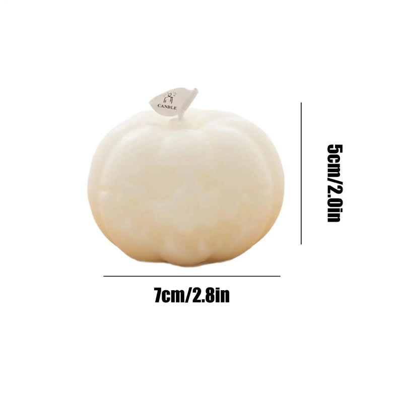 CeraPumpkin Duftkerze | Handgefertigt | Kürbis-Design | Herbstliche Dekoration