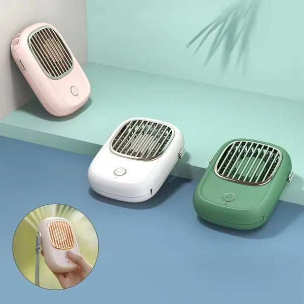 AeroLynx Tragbarer Nackenventilator | Wiederaufladbar & Multifunktional | Für Outdoor, Reisen & Zuhause