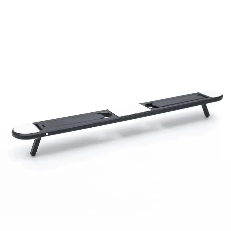 ELEVAGO Laptop-Ständer | Selbstklebend & Faltbar | Ultrakompakt für unterwegs | 21,5 cm | Schwarz