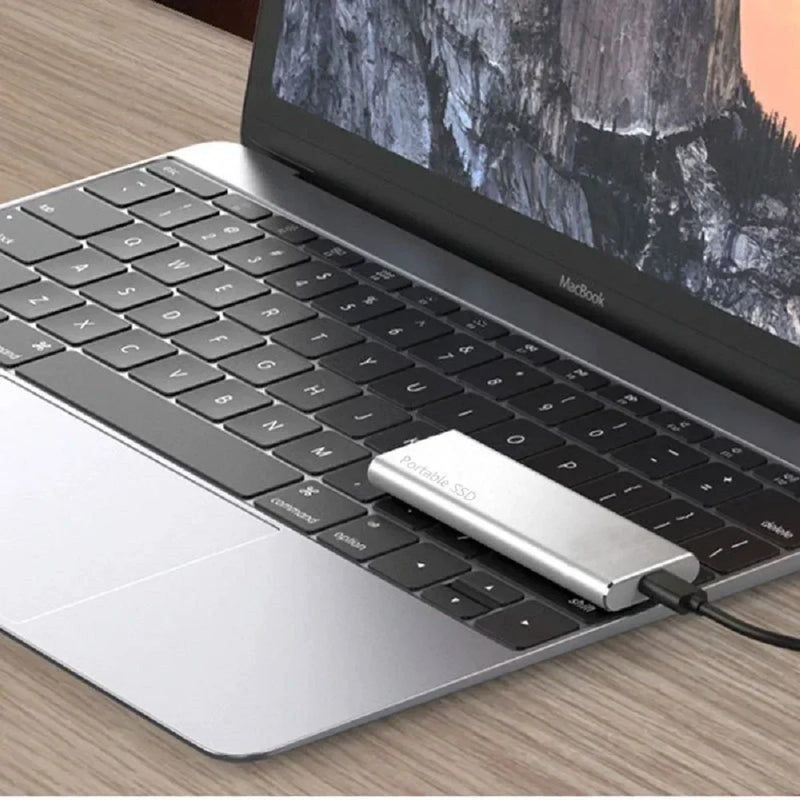 Datacurve Externe Festplatte 4 TB | Ultra Slim & Schnell | USB-C | Kompatibel mit Windows & Mac