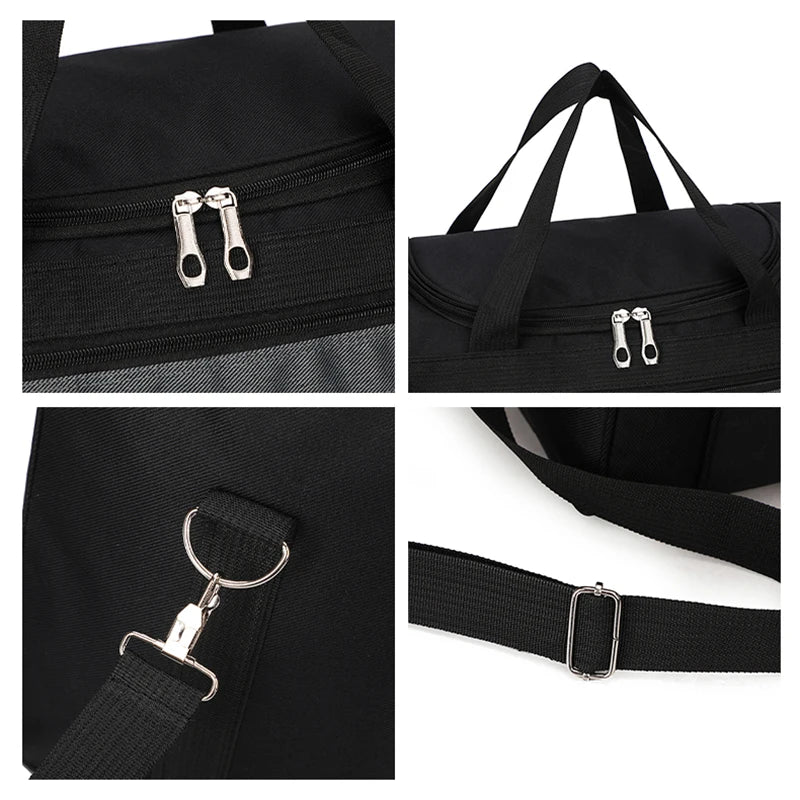 Travinero Faltbare Reisetasche Herren | Große Kapazität | Wasserdichte Schultertasche für Geschäftsreisen & Kurztrips | Sport- & Freizeittasche