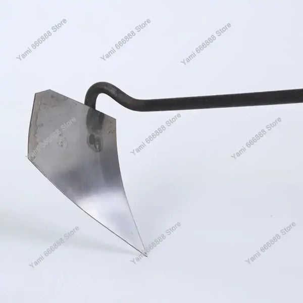 TerraForge Spitzhackenkopf aus Manganstahl | 42 cm gebogener Griffansatz | Rostfrei & Extrem Robust | Für Umgraben & Unkrautentfernung