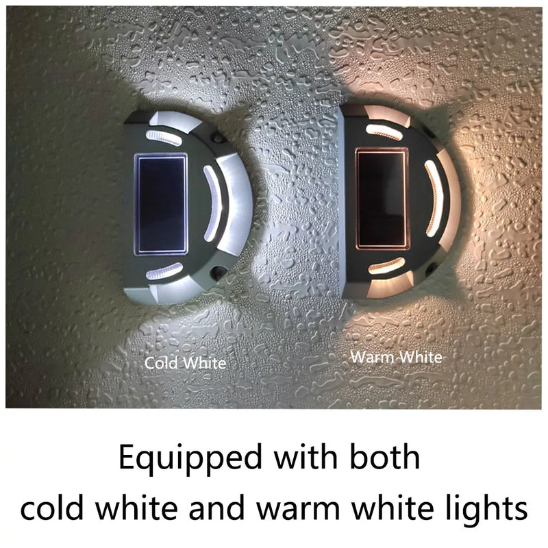 Lumivance Solar-Treppenlicht 2-in-1 | Warmweiß & Kaltweiß | Wasserdicht IP65 | Für Außen, Stufen, Wege & Einfahrt