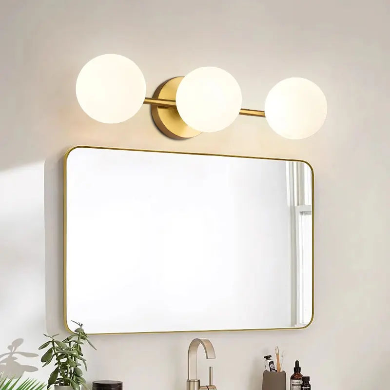 Nordora LED-Wandleuchte | LED Wandleuchte Modern | Milchglas-Kugel | 7W G9 | Nordic Design für Schlafzimmer & Wohnzimmer