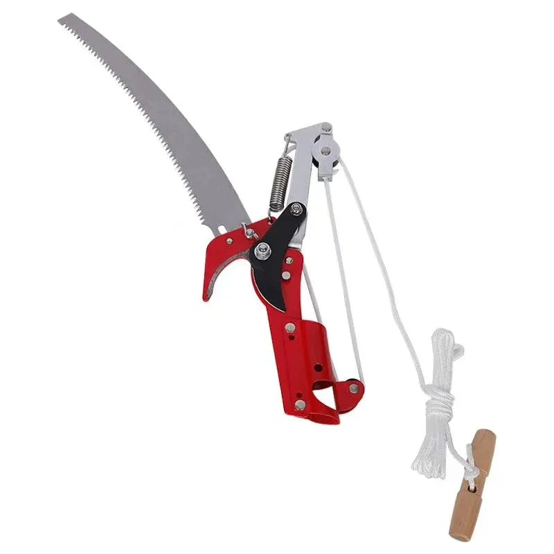 SkyCut Hochastschneider | Teleskop Baumschere mit Seilzug | SK5-Stahlklinge | Für Obstbäume & Hohe Äste