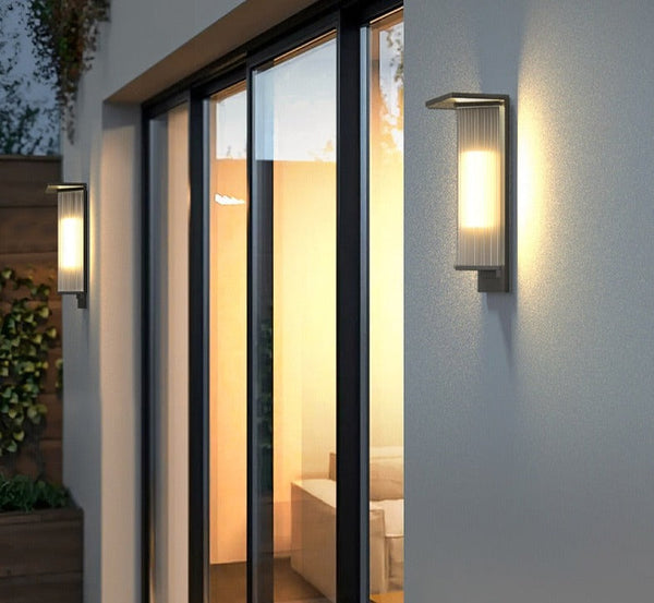 Solar-Wandleuchte SensoLux | Mit Bewegungssensor | IP65 Wetterfest | Edelstahl & Aluminium | LED Warmweiß