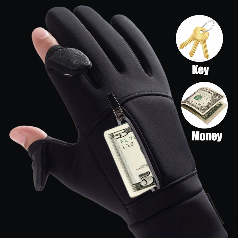 FrostGrip | Winterhandschuhe mit umklappbaren Fingerspitzen