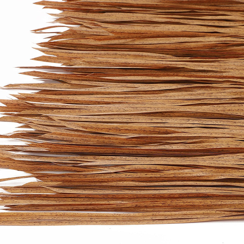 TROPISHIELD Künstliches Palmendach | UV-beständig & wetterfest | 100×50 cm | Für DIY-Dächer, Sonnenschirme, Tiki-Bars & Gartenhütten