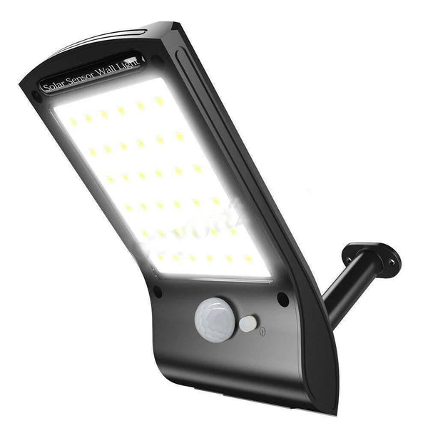 HelioGuard 36 | 180° Schwenkbar | Bewegungsmelder | 36 LEDs | IP65 Solar Sicherheitslicht