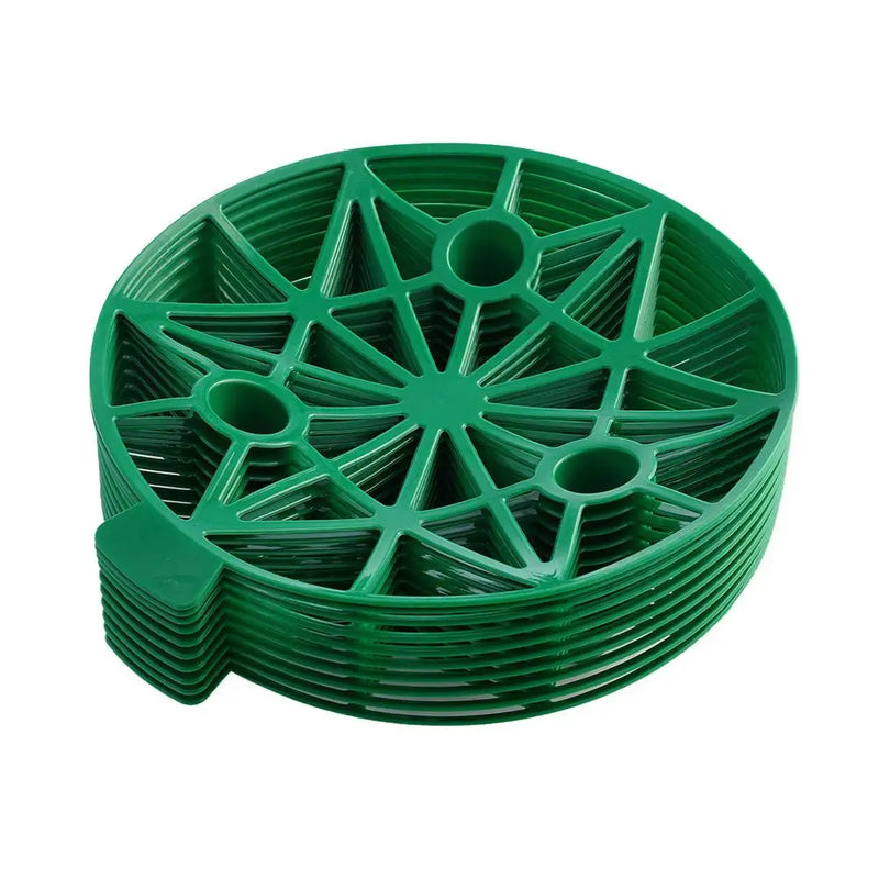 MelonaFix | 10er-Set Wassermelonenhalter für den Garten | 19,5 × 3,5 × 2 cm | Robuste PP-Trays gegen Bodenkontakt & Fäulnis