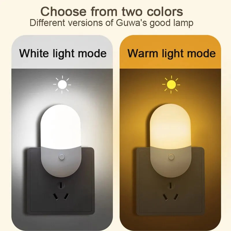 LUXORA Mini LED-Nachtlicht | Augenschonend & Energiesparend | 2er-Set | Modernes Design