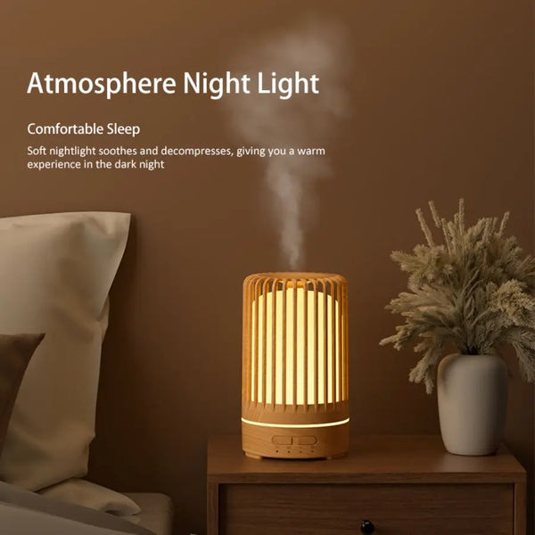 Auralis Mini Aroma Diffuser | 150 ml | Ultraschall & LED Stimmungslicht | USB-Betrieb | Leise Luftbefeuchtung