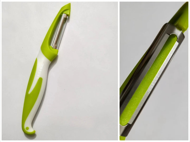 Peelino Gemüseschäler mit Edelstahlklinge & ergonomischem Griff | 18,3 × 2,4 cm | Für Obst & Gemüse | Spülmaschinengeeignet