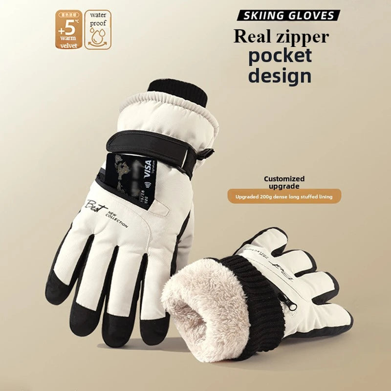 GlacioShield Pro Gloves | Wasserdichte Winterhandschuhe | Touchscreen & Anti-Rutsch | Warmes Fleecefutter für Skifahren, Radfahren & Outdoor