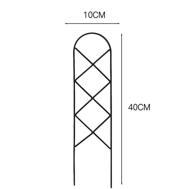 LeafLift Deco | Rankhilfe aus Metall für Topfpflanzen | 10 × 40 cm | Stabil & dekorativ | Für drinnen & draußen