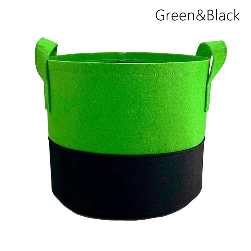 Growtura Pflanztasche 30×25 cm mit Griffen | 5 Gallonen | Atmungsaktiv & Wiederverwendbar | Für Gemüse, Kräuter & Balkonpflanzen