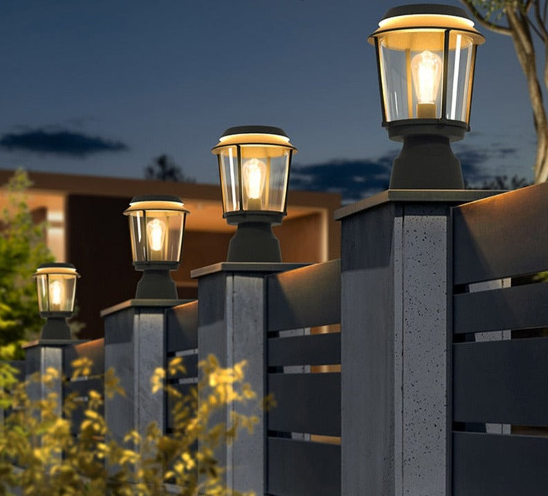 Solar-Gartenleuchte SolarionEdge | Wandmontage | Edelstahl & Aluminium | IP65 Wetterfest | LED Warmweiß