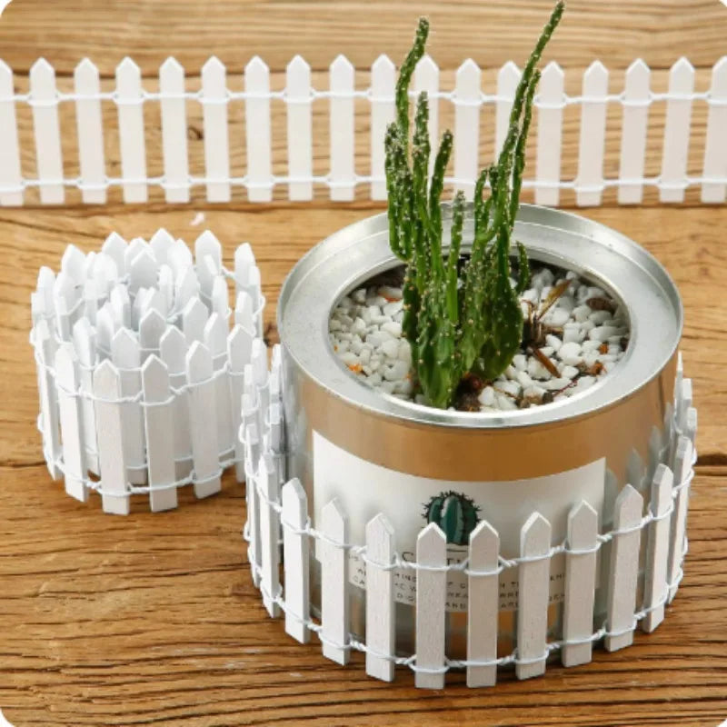 MiniWooda | Mini-Holzzaun | 90×5 cm | DIY-Dekoration für Feengärten & Puppenhäuser