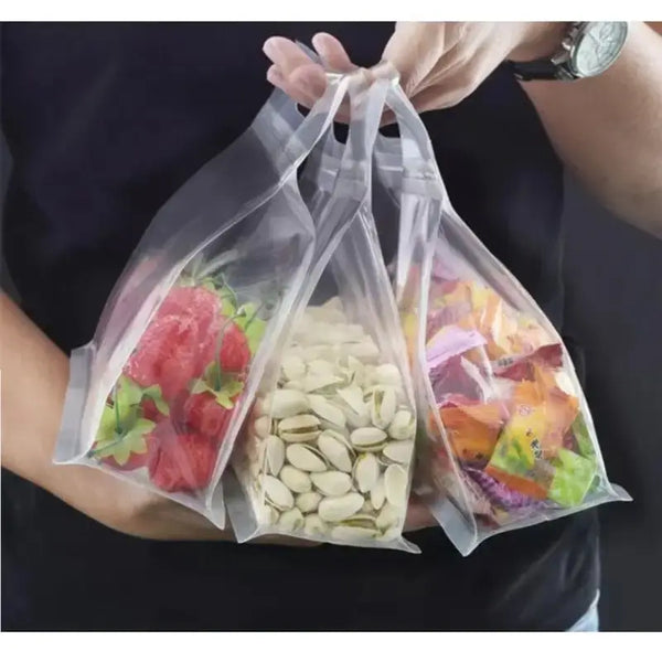 FreshGuard Aufbewahrungsbeutel | Wiederverwendbar & Auslaufsicher | 5er-Set | 26×19 cm & 30×23 cm