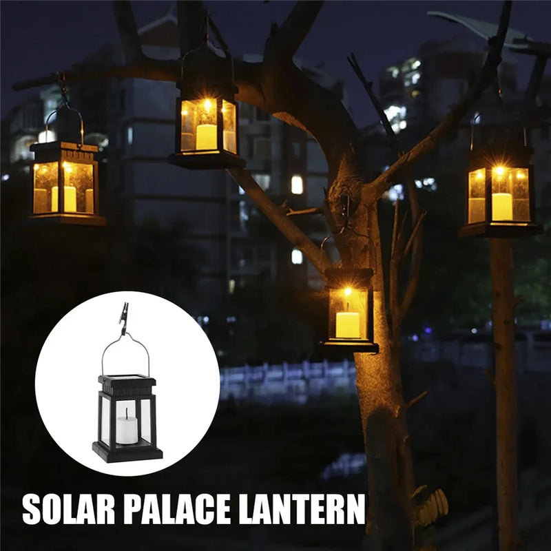 Lunera FlammeSol Solar LED Laterne mit Kerzeneffekt | IP44 Wasserdicht | Automatikfunktion | Für Garten, Terrasse & Balkon