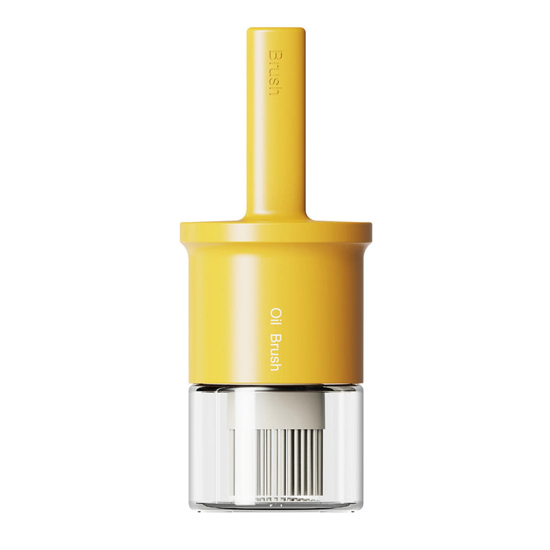 Grilliva Ölspender mit Silikonpinsel | Hitzebeständig & Staubgeschützt | 2-in-1 Flasche für Öl, Saucen & Marinaden | 300 ml