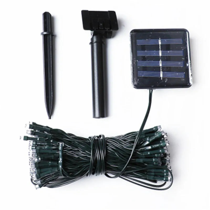 Solivara Solar Lichterkette Außen | 8 Leuchtmodi | IP65 Wasserdicht | Warmweiß & Bunt | 7 m / 12 m / 22 m