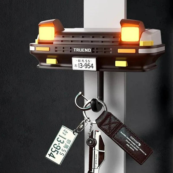 KeyBeam Schlüsselhalter Auto-Design | Wandhaken im Scheinwerfer-Look | Geschenkidee für Autofans & Männer