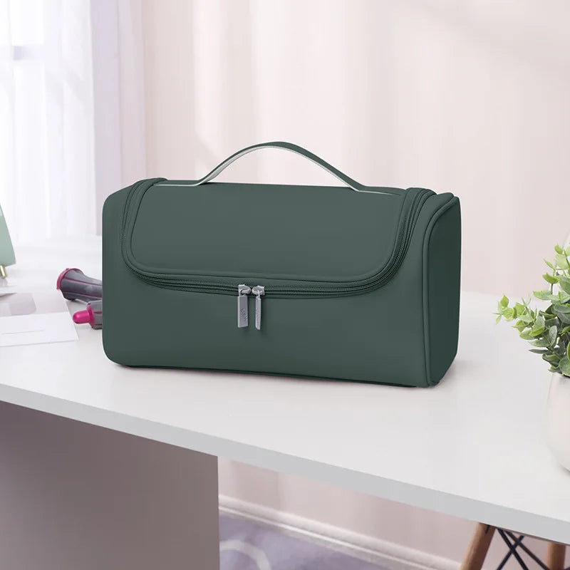 Veluvia Tragbare Haartrockner-Tasche für Reise & Aufbewahrung | Samt-Organizer für Dyson Airwrap & Zubehör | Schutz- & Aufbewahrungstasche mit Haken & Fächern