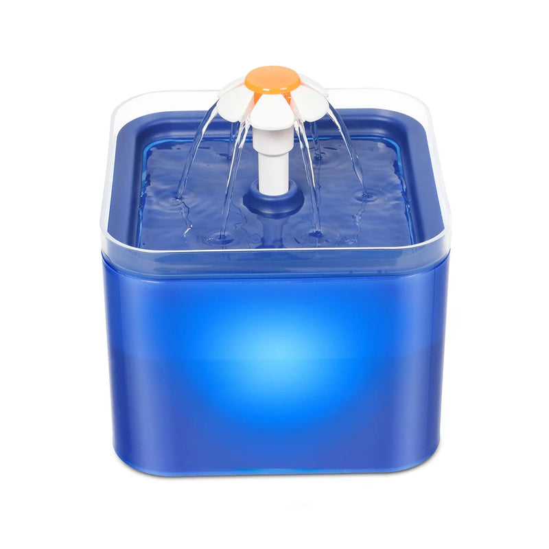 AquaMiau Katzen Trinkbrunnen 2L | 4-fach Filtersystem | LED & App-Steuerung | Ultra Leise