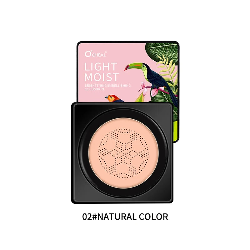 BB Cream Cushion Set Luméa Glow | Mit Mushroom-Applikator | 4-teilig in Geschenkbox | Foundation & Concealer in einem