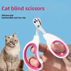 Katzen-Nagelknipser ClawCare SafeCut | Mit Rundloch & Anti-Blutungs-Design | Für Katzen & kleine Hunde | Edelstahl & Gummi | 29 g