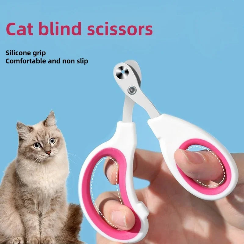 Katzen-Nagelknipser ClawCare SafeCut | Mit Rundloch & Anti-Blutungs-Design | Für Katzen & kleine Hunde | Edelstahl & Gummi | 29 g