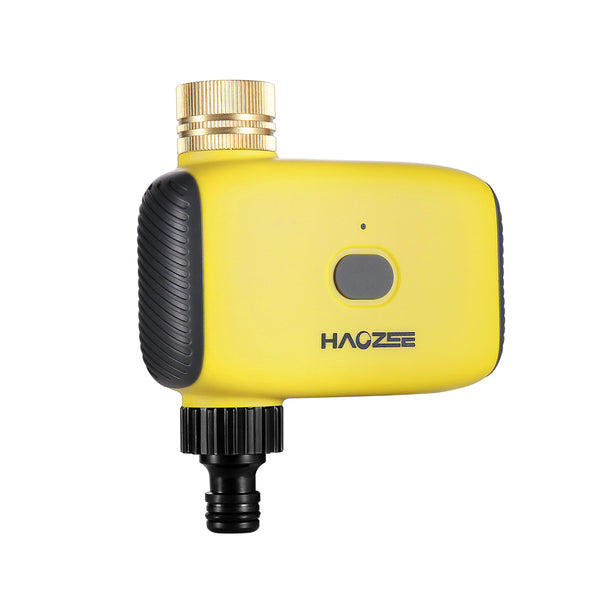 Smart Gartenbewässerung AquaZeno TwinControl | Zigbee-kompatibler Bewässerungstimer | 2 Zonen, 6 Programme, Regenstopp & LCD-Display