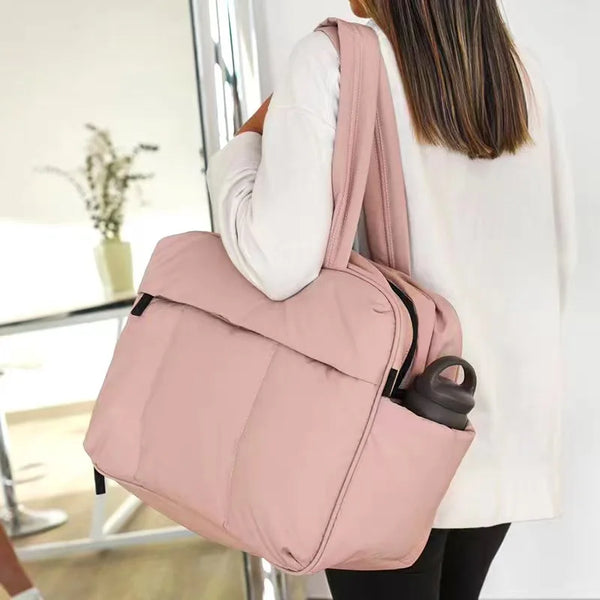 Voylora Große Damen-Reisetasche mit Trocken-Nass-Trennung | Vielseitige Schultertasche für Sport, Reisen & Alltag | Leicht, wasserabweisend & faltbar