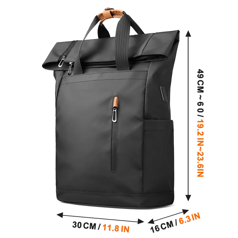 Multifunktionaler Herren-Rucksack KnightShield | USB-Port, Erweiterbar, Wasserdicht, Anti-Diebstahl