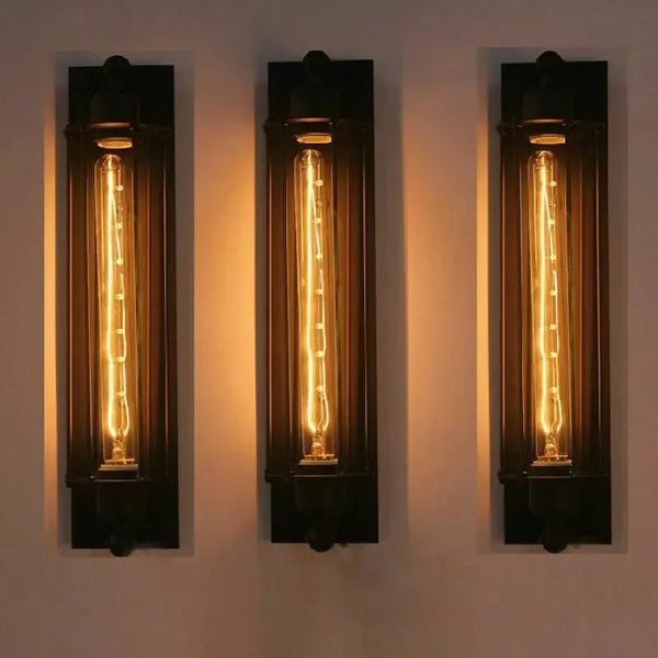 Wandleuchte RetroLume | Vintage Edison Design | E27 Fassung | Industrie-Stil für Innenräume