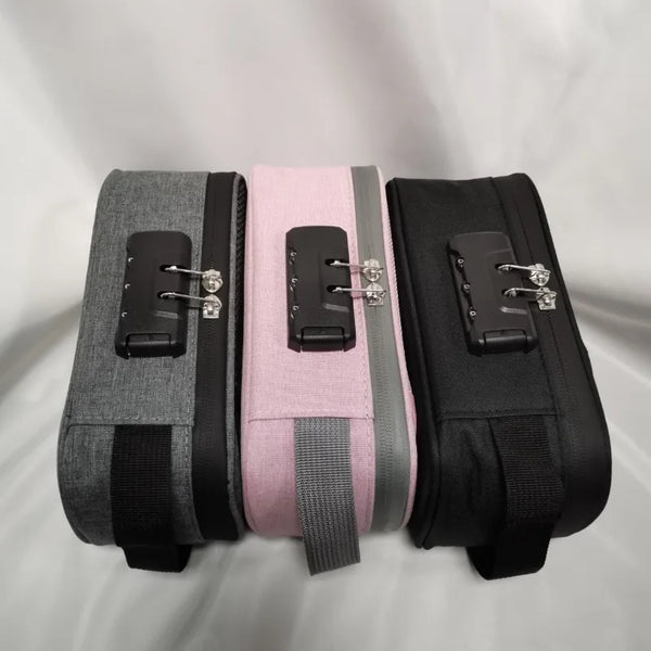 SecuStyle Beauty Case | Abschließbare Kosmetiktasche mit Zahlenschloss | Tragbare Aufbewahrung für Reisen & Alltag