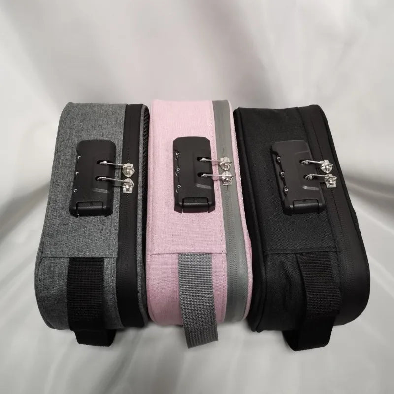 SecuStyle Beauty Case | Abschließbare Kosmetiktasche mit Zahlenschloss | Tragbare Aufbewahrung für Reisen & Alltag