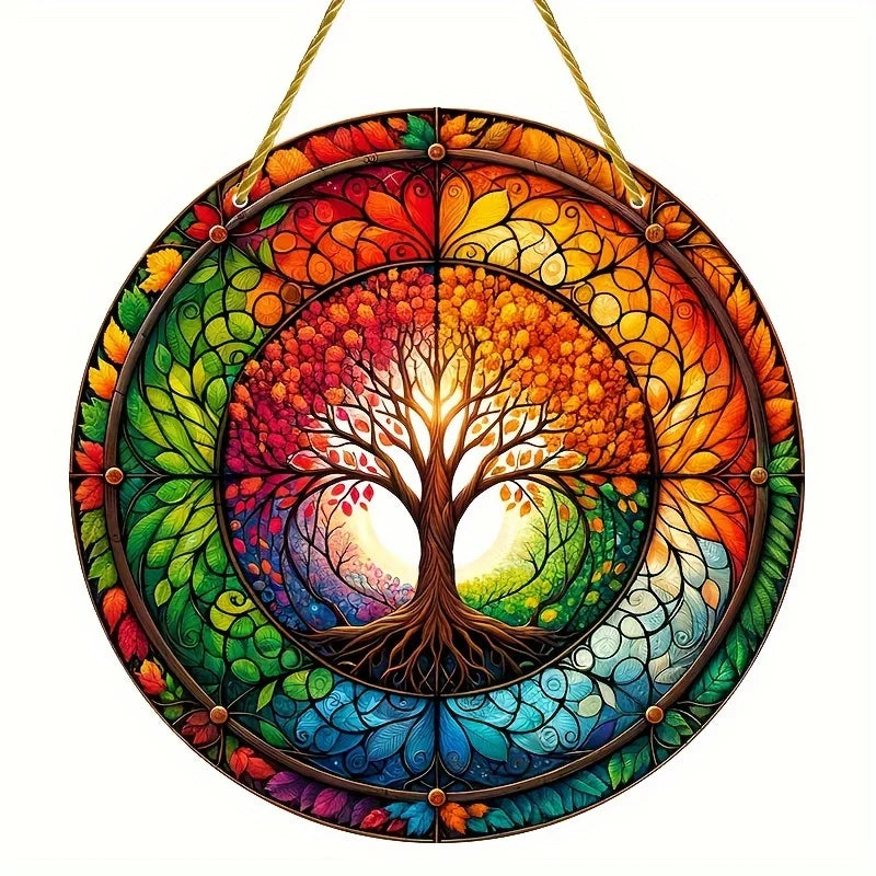 Schmetterling Sonnenfänger AureliaLight | Acryl Rundschild | 15×15 cm / 20×20 cm | Fenster- & Wanddeko