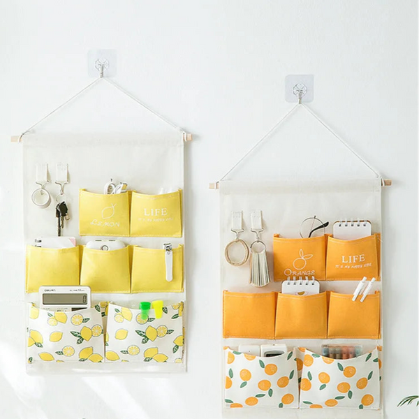 Hangaro Wandorganizer | 3–7 Fächer | Baumwolle & Leinen | Wasserdicht & Platzsparend