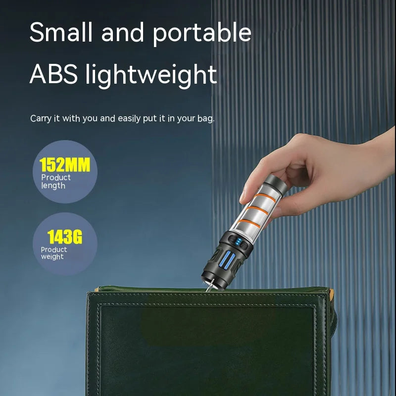 Multifunktionale Campinglampe InsectoGlow Pro | LED-Licht mit Mückenschutz & Stativ | 5 Lichtmodi & 3000 mAh Akku | IP44 Wasserdicht