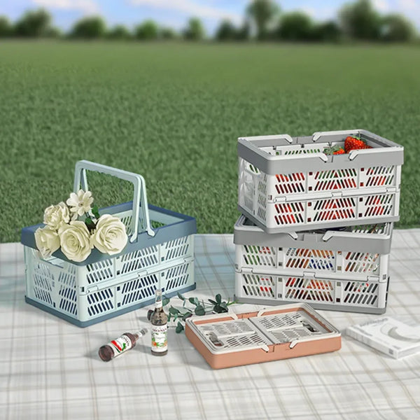 Foldex Aufbewahrungskorb | Faltbar & Belastbar | Bis 7 kg Tragkraft | Platzsparendes Design
