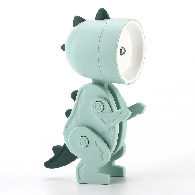 Lumipo Mini-Tischlampe | Cartoon-Design & Faltbar | Warmes LED-Licht | Batteriebetrieben | 9,5×5,7 cm