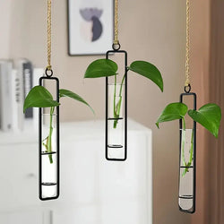 Blumenvase Vireo Metallica | 3er Set | Wandvase aus Metall | Indoor & Outdoor Dekoration