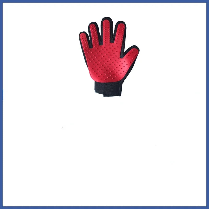 Fellpflege-Handschuh PawLiss TouchGlove | 5-Finger-Massagehandschuh für Hunde & Katzen | 23,2×17,2 cm | TPR & Mesh | Links oder Rechts
