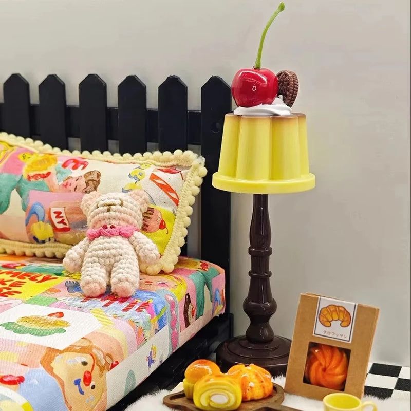 PuddiGlow Mini Nachtlicht Pudding-Design | Weiches Licht & Batteriebetrieb | Kindgerecht & Verspiel
